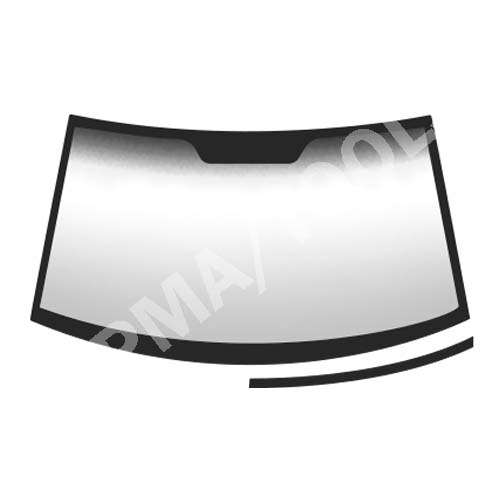 TOYOTA Yaris, III, 2011-2020, windscreen, bottom