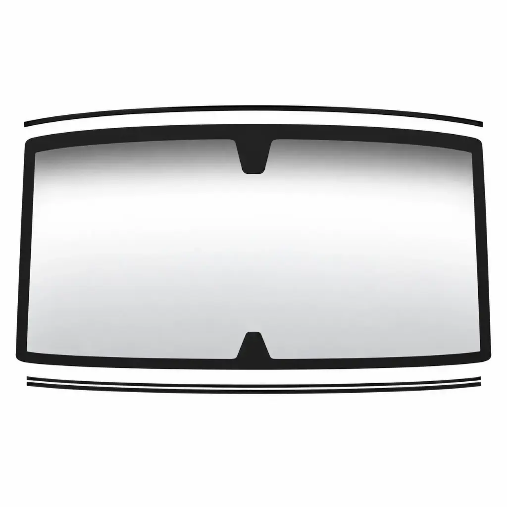 VANHOOL T9, I, 1995-2014, windscreen moulding, top/bottom kit