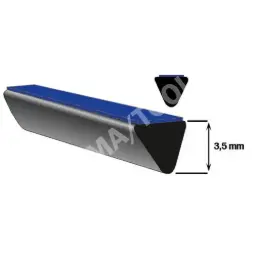 [1020000025] Underglass distance profile self-adh., 5 x 3,5 mm, 20 m roll