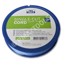 [1030400051] Fiber cord 160 daN for Single-Cut removal system, oval, blue, 50 m