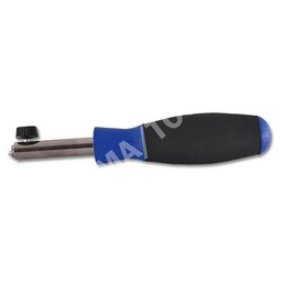 [1030400075] Professional PU scraper with long shaft, blue/black