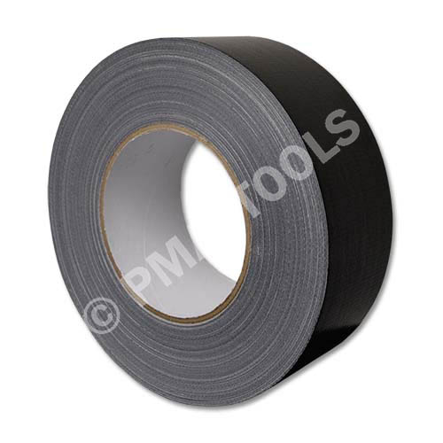 Fabric adhesive tape, black, 50 mm, 50 m roll