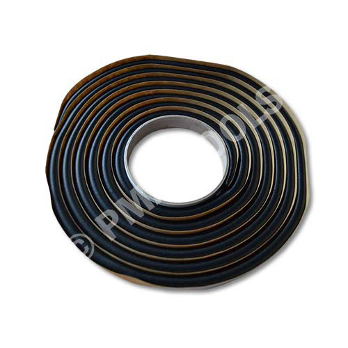 Butyl rubber tape, black, 8 mm, 3 m roll