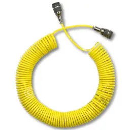 [1030600021] Spiral hose with 2 quick couplings, 5 m 2 Schnellsteckkupplungen, 5 m
