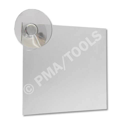 Inspection mirror for stone chip repair 