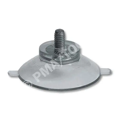Suction cup with M4 thread and pull-tabs 