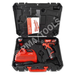 [1030700051] Milwaukee Cordless power driver M12 BDD, 12 V Li-Ion, 4 pcs.