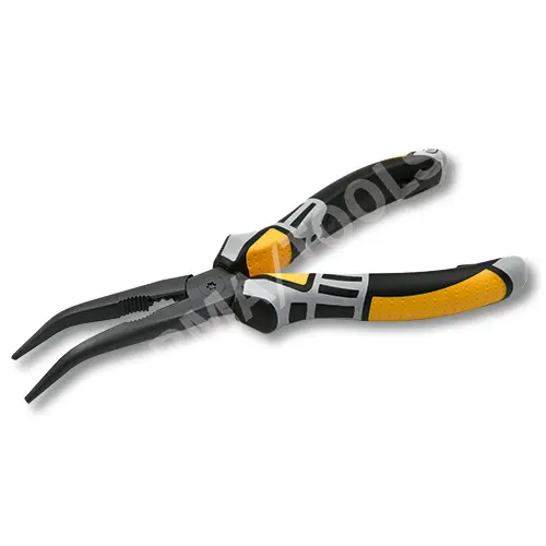 Long-nose pliers Industrial with cutting edge