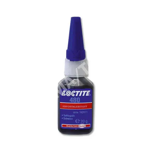 LOCTITE 480 Adhesive, black, 20 g