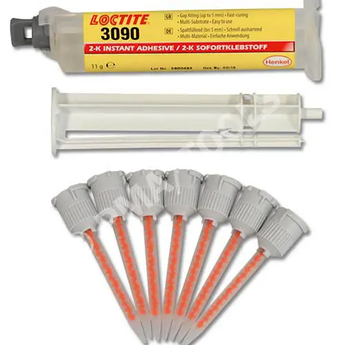 LOCTITE 3090 Adhesive kit with mixer jets, 9 pcs.