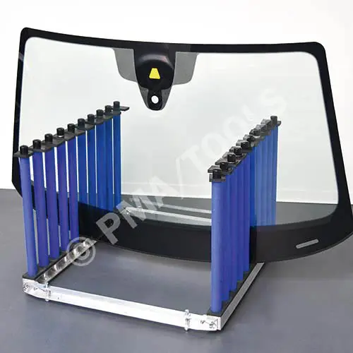 Glass rack 9-slot, foldable