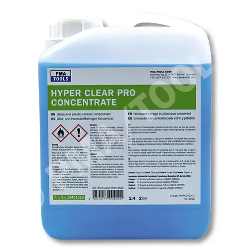 Hyper Clear Pro, glass and plastic cleaner concentrate 1:4, 2 l