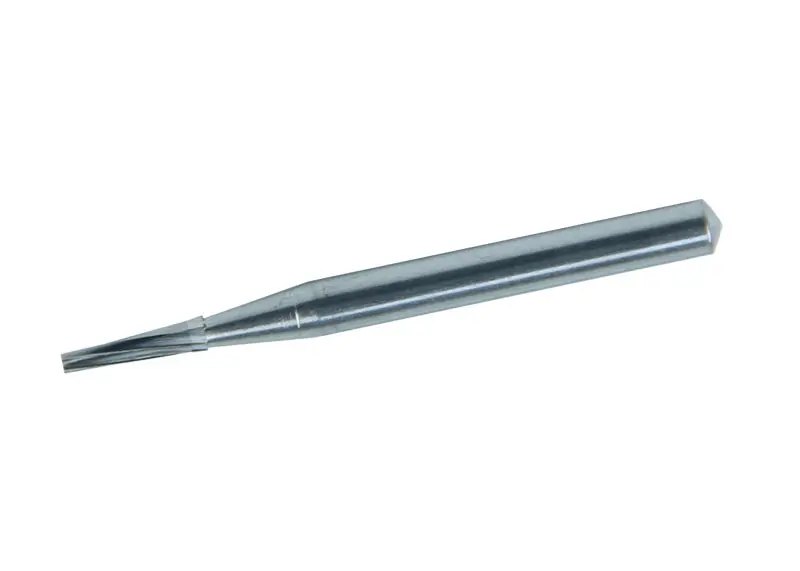 Carbide Drill Bits, tapered, R0.8 mm, flat tip, 10 pcs. in package