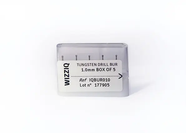 Tungsten drill bur 1 mm. Tip, 5 pcs