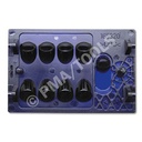 Optical unit for rain/light sensor