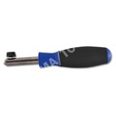Professional PU scraper with long shaft, blue/black