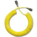 Spiral hose with 2 quick couplings, 5 m 2 Schnellsteckkupplungen, 5 m
