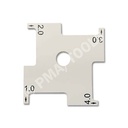 Calibration gauge for windscreens 