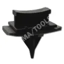 FORD Transit, 00-06, WS-Clip A-pillar, black