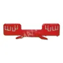 HONDA Accord Sedan/Estate, 03-08, WS-Clip moulding A-pillar, left, red