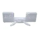 HONDA Accord Sedan/Estate, 03-08, WS-Clip moulding A-pillar, left, white