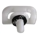 MITSUBISHI Pajero Pinin, 99-, WS-Clip pinchweld A-pillar, white
