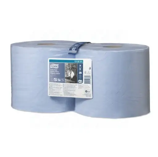 Tork Advanced Performance 440 W1/W2, 3 ply wiping paper plus, blue