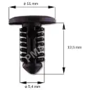 Fastener waterpanel/Inner panel, black  