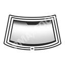 RENAULT 5 C40/B40 Super 5, 84-96, WS-Moulding set, 3 pcs.